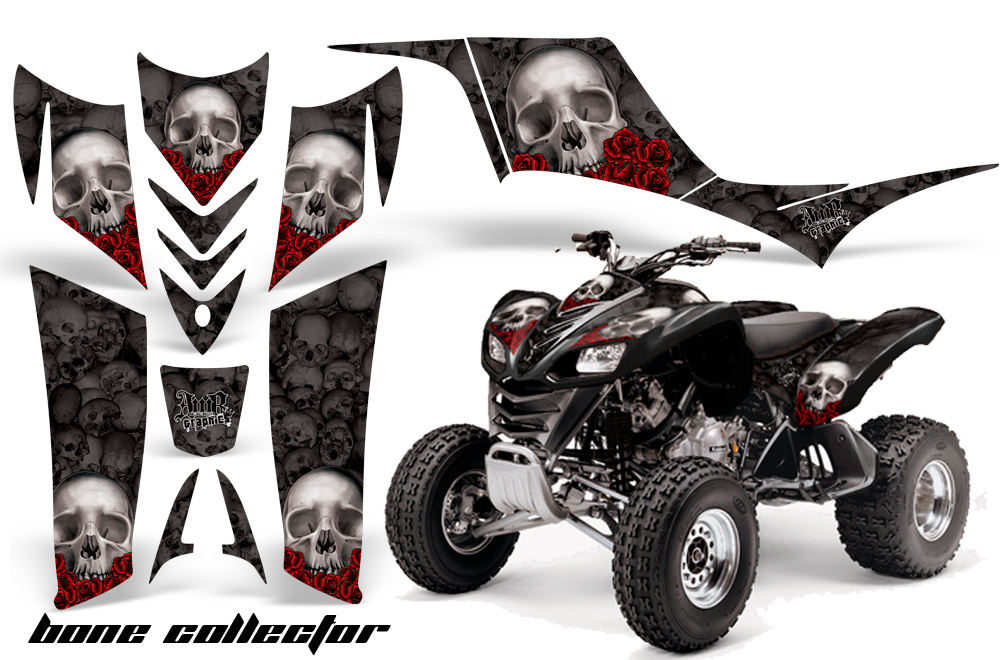 Kawasaki KFX 700 Graphics bonecollector black